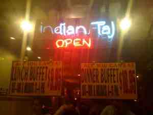 Indian Taj on 74th Street, Jackson Heights